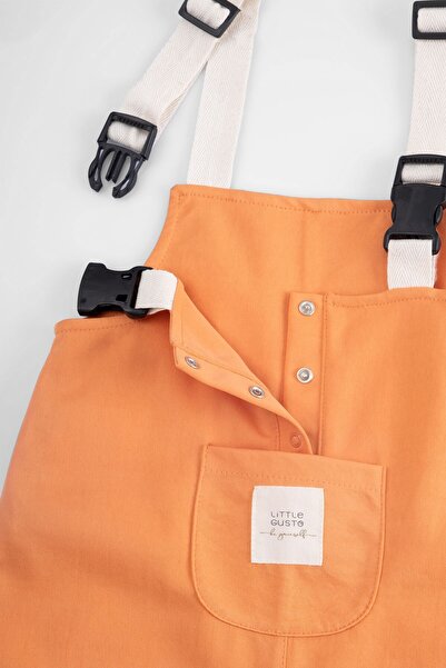 Little Gusto Baby Activity Romper - Liquid Proof, Copper