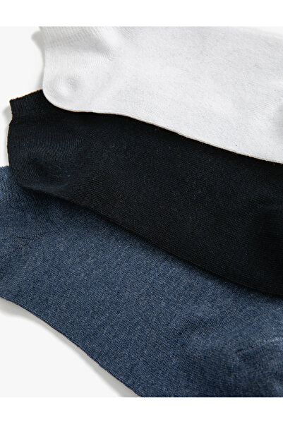 Koton Σετ 3 Basic Booties Κάλτσες - Πολύχρωμες