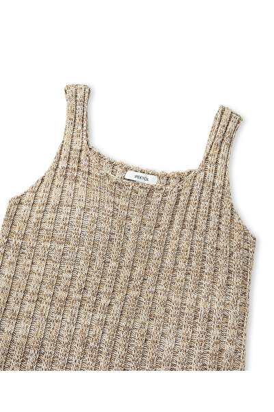 İpekyol Askılı triko elbise