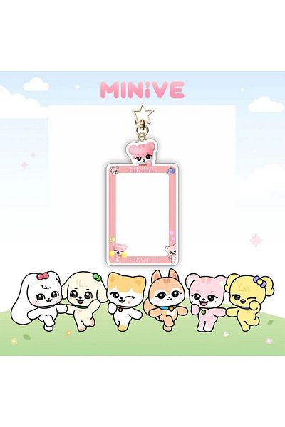 Kpop Dünyasi Ive Minive "Leeseo" Hard Cover Card Holder/Keychain