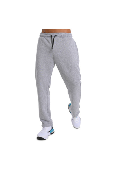 Sportive Valencia Erkek Gri Günlük Stil Eşofman Altı 24KE009-GRI