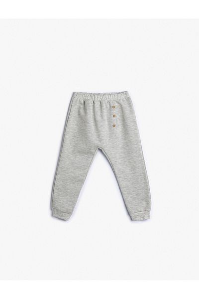 Koton Jogger Sweatpants Button Detailed Cotton Elastic Waist