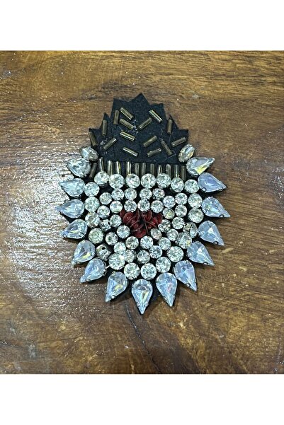 Gönülden Tasarım ZIRKON KAMEN RADOVANJE OKLOPA ŠIVANJE APLIKACIJE 9X7 CM