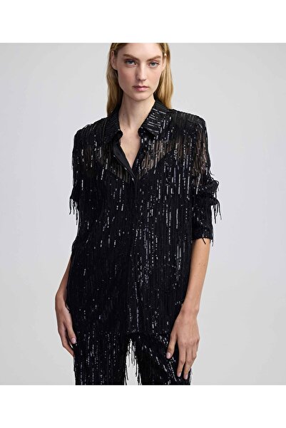 İpekyol Payet işlemeli gömlek