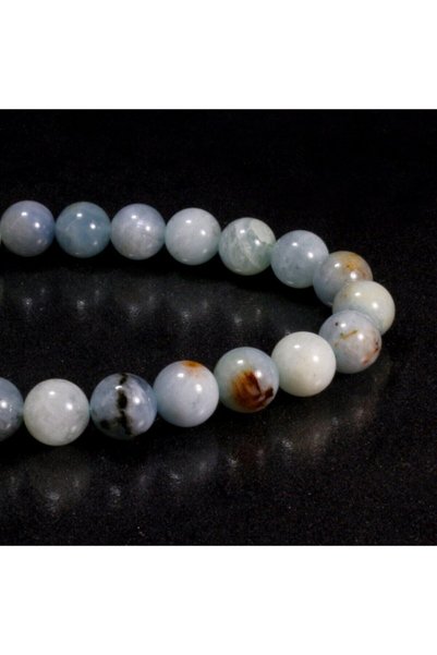 LADIN DOGALTAŞ Genuine Aquamarine Natural Stone Bracelet