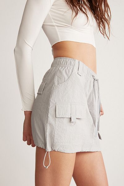 GRIMELANGE Sally Relaxed Gray Skirt