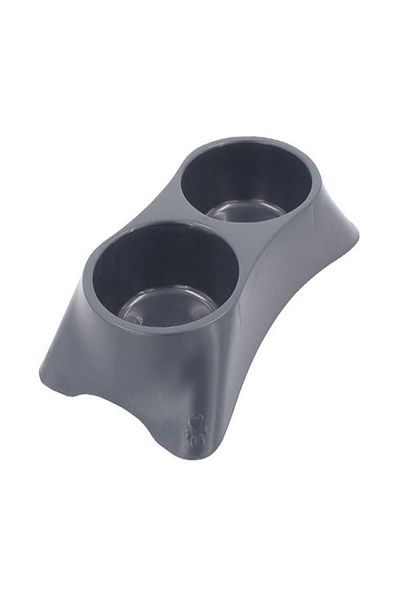 SENNEDİLERSEN Kyane Food and Water Bowl Gray 0.50 Lt 26X15X50 cm