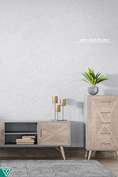 Ventrawall W11-GRİ-PLUS1-5KG– Yalıtımlı Sürülen mineral taşlı Beyaz Duvar Kağıdı