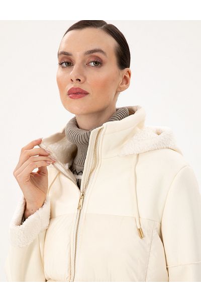 Pierre Cardin Ecru Coat 50290337 -Vr019