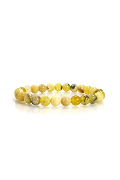 LADIN DOGALTAŞ Unisex Yellow Opal Stone Bracelet