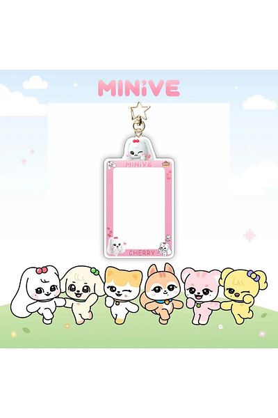 Kpop Dünyasi Ive Minive "Wonyoung" Hard Cover Card Holder/Keychain