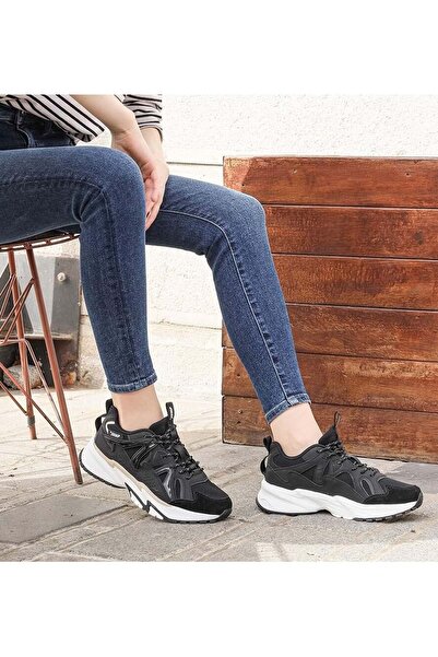 Jump 29942 Negru - Bej Pantofi de damă Tenisi casual