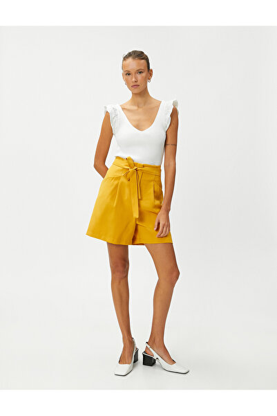 Koton Šortky s hedvábnou texturou s detailem pásku