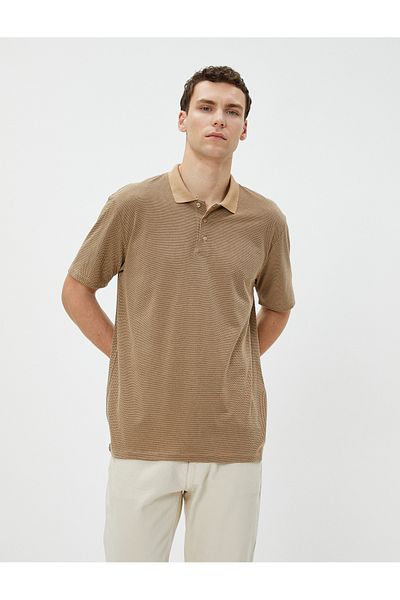 Koton Μπλουζάκι Basic Polo με λαιμόκοψη και κοντό μανίκι