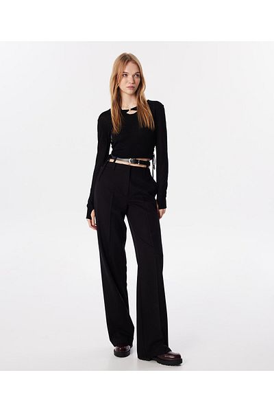 Twist Tricotaj Crop Piesă dublă