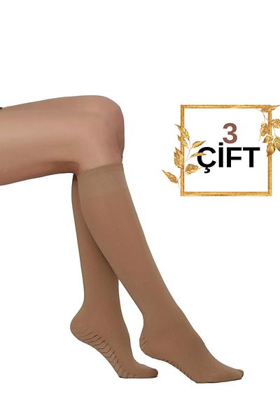 Daymod Massage 80 Knee Socks 3 Pcs Prayer Socks