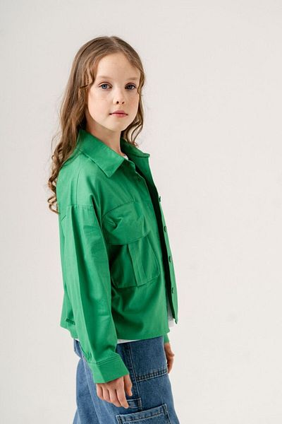 GİYİCEM Set de tricou și cămașă model 3125 pentru fete
