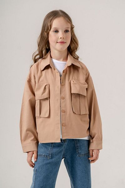 GİYİCEM Set de tricou și cămașă model 3125 pentru fete