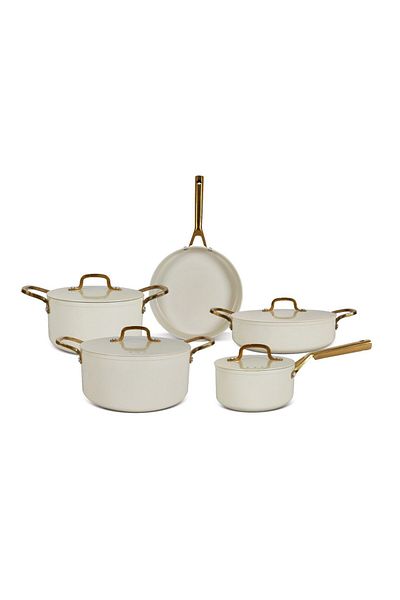 AROW Olbia 9 Piece Ceramic Cookware Set
