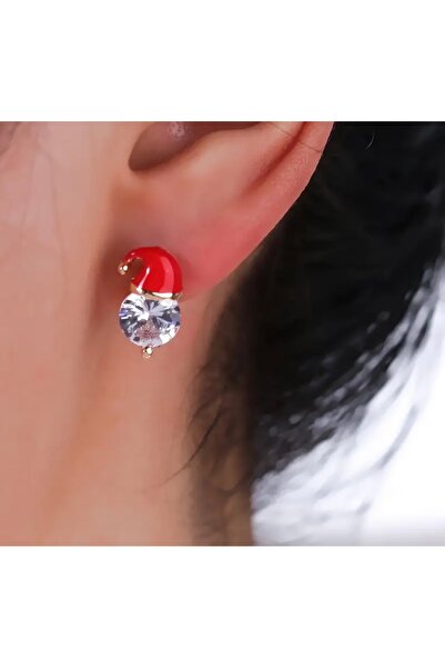 SEZİNCE New Year's Earrings, a Cute, Elegant Christmas Hat Design