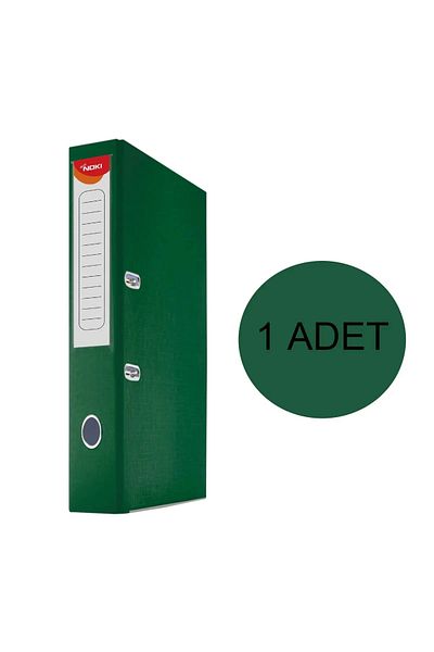 Noki Green Wide Plastic Folder - With Lighter, 1 Piece