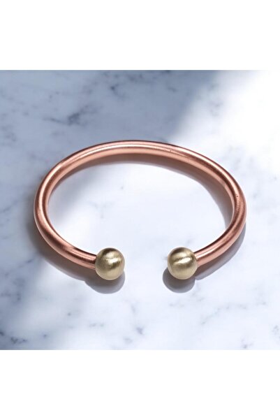 Sırlı Sepet Zarif Mıknatıslı Bakır Bilezik