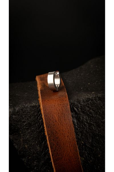 Piercing Market Steel & Silver Men's Unisex Steel Plug Ring Model Earrings No Rusting Blackening