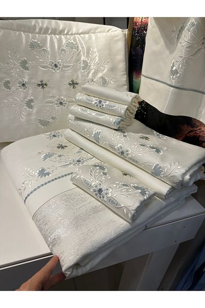 incisecrethome Best Model Pique and Duvet Cover Set 7 Pieces..