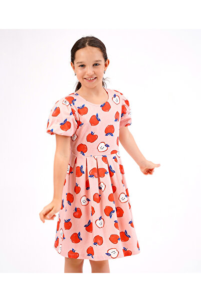 Primo Gino Primo Gino All Over Fruit Print Dress - Peach