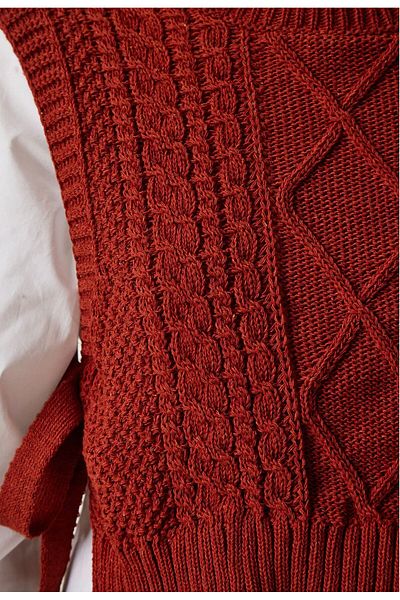 moda mh SIDE CONNECTED SWEATER