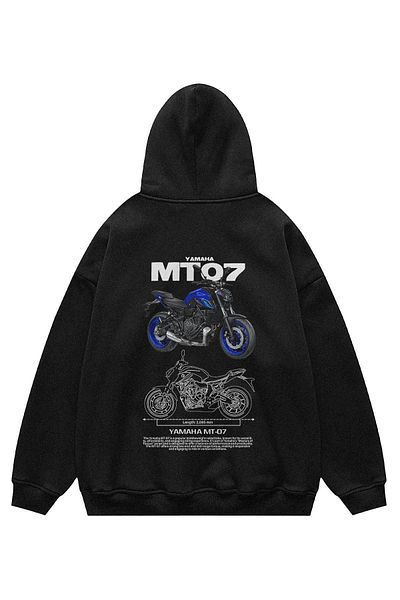 Disante Hanorac cu glugă unisex Yamaha MT 07