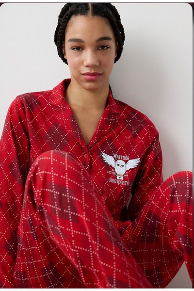 Penti Harry Potter Lumos Red Shirt Pants Pajama Set