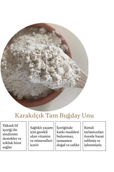 KARA KILÇIK ADANA Doğal Karakılçık Tam Buğday Unu Ata Tohumu 5 Kg