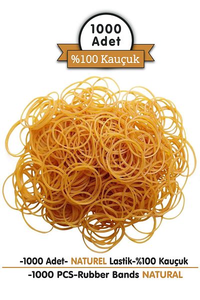 PackMai Natural Rubber Package Package - 200gr (1000pcs) Rubber