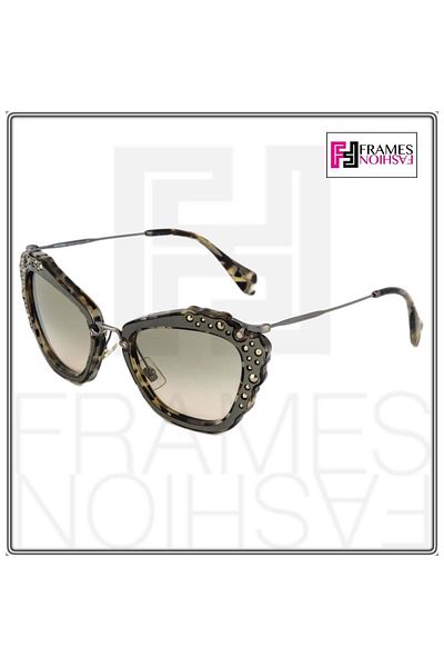 Miu Miu Black Sunglasses 04QS