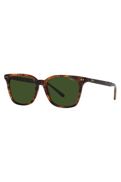 Polo Man Pillow Sunglasses- Ph 4187 - Lense Size:52mm - Shiny Jerry Havana