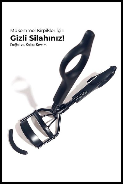 BİYUTREND Natural Curling Eyelash Curler |   Pro Eyelash Curler |   Black, Permanent and Painless Curling