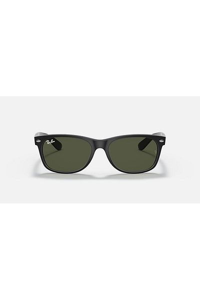 Ray-Ban Ray Ban Unisex Square New Wayfarer Sunglasses- Rb 2132 - Lense Size:52mm - Rubber Black