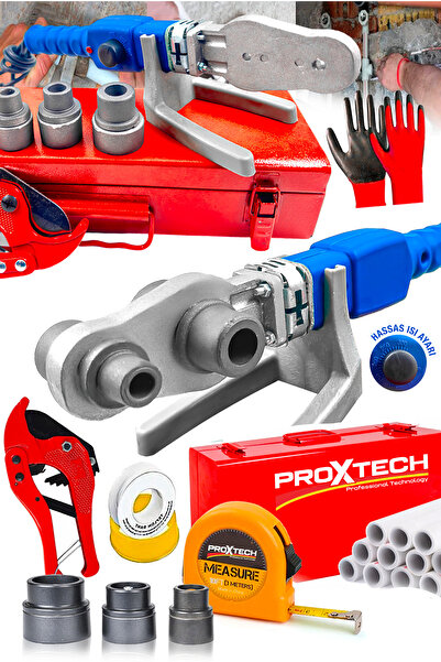 PROXTECH Premium Kalite PPRC Metal Çanta Plastik Boru Kaynak PRC Mini Makina Seti Full Takım