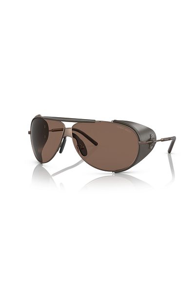 Giorgio Armani Man Pilot Sunglasses- Ar 6139q - Lense Size:69mm - Matte Bronze