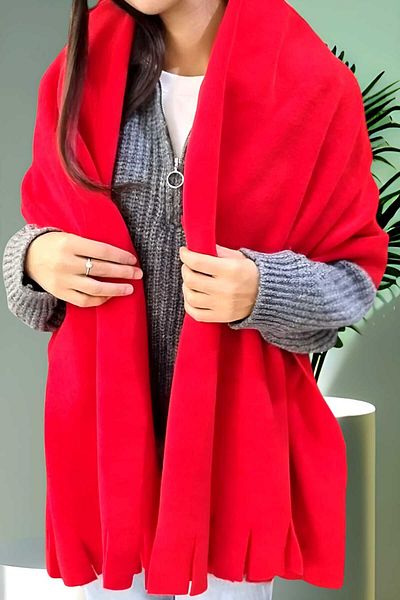 Uniquetrenders Women's Winter Tasseled Fleece Shawl 70 X 185