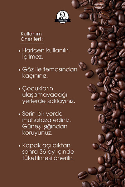 Özcan Bey Deluxe Seri Turkish Coffee Kolonyası Parfümlü Türk Kahvesi Kokulu Kolonya 200 ml Cam Şişe