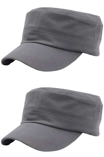 Uniquetrenders Unisex Βαμβακερό Καπέλο Castro 2 Τεμάχια