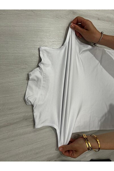 ParisTrend Γυναικείο Hijab Κάτω Μισό Λαιμό Μηδενικό Μανίκι Μαύρο/άσπρο 2 τεμάχια Βαμβακερό εσώρουχο κορμάκι