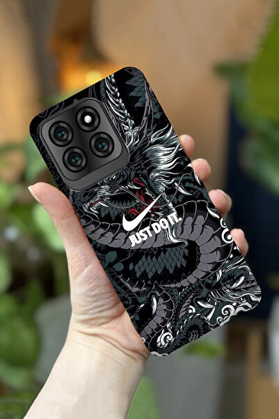 Reeder S71 Uyumlu Kamera Korumalı Ejderha Desenli HD Baskılı Silikon Kılıf