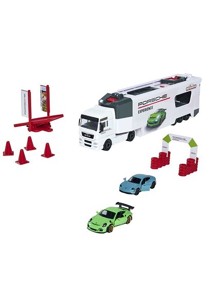 Majorette Camion Majorette MAN Tgx Porsche Experience cu 2 masinute