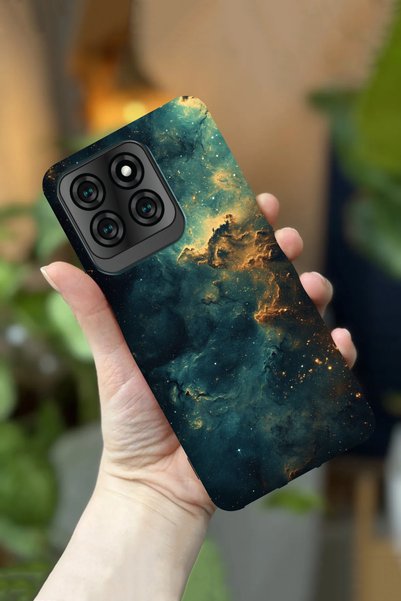 Reeder S71 Compatible Camera Protected Galaxy Patterned Hd Printed Silicone Case