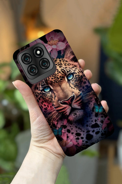 Reeder S71 Compatible Camera Protected Tiger Pattern Hd Printed Silicone Case