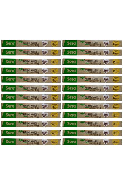 SERA 24 Natural Unwhitened Organic Baking Paper - 10 Lu X 24