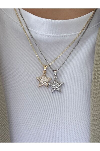 GRİMALDİ Çelik Yıldız Kolye